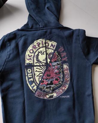 Felpa ragazzo marca Scorpion Bay blu scuro