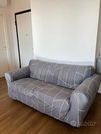 Divano Sofà 2 Posti Sfoderabile 180cm