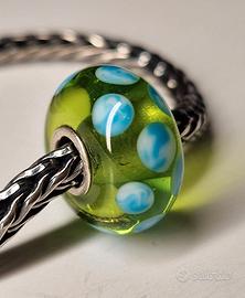 Bead "Palline verdi turchesi" Trollbeads.