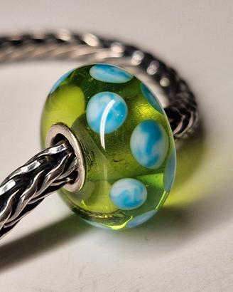 Bead "Palline verdi turchesi" Trollbeads.