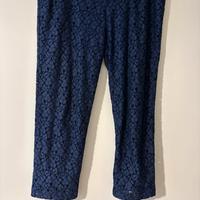 Pantaloni pizzo blu Zara