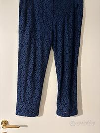 Pantaloni pizzo blu Zara