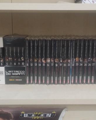 L'Attacco dei giganti  completo 1-34 + Variant 