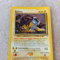 Carta pokemon Raikou