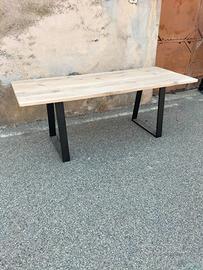Tavolo in rovere 2m x 75cm