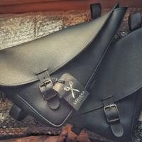 Borse laterali moto - vera pelle