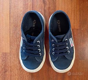 Scarpe Superga blu bimba tg 25