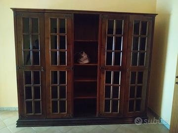 Libreria in abete antine all'inglese ideale shabby