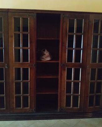 Libreria in abete antine all'inglese ideale shabby