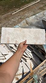 75metri lineari di Pietra di Trani anticata