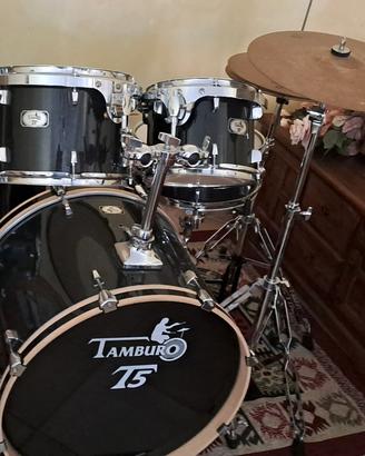 Batteria Tamburo T5 nera