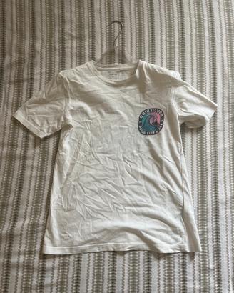 Maglietta bianca con stampa Quick silver