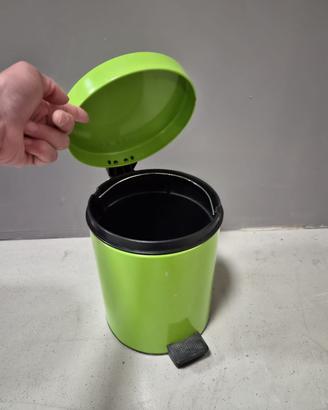 Pattumiera a pedale verde lime – 3L circa