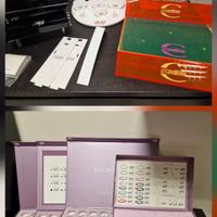 Lotto espositori per orologi e bijoux.