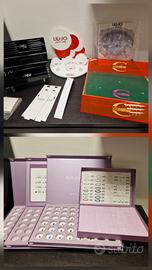 Lotto espositori per orologi e bijoux.