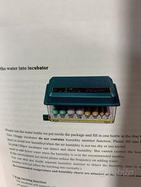 Incubatrici per uova NUOVA 24/30/36 uova