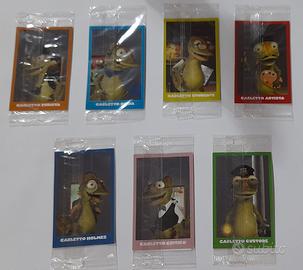 lotto di 7 carte della serie Sofficini "Carletto"