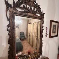 SPECCHIERA MARRONE INTAGLIATA