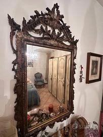 SPECCHIERA MARRONE INTAGLIATA