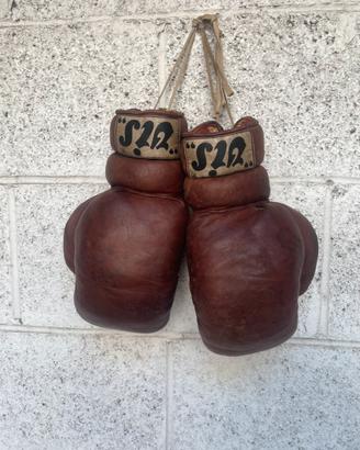 Guantoni boxe vintage Vis anni 50 gloves pugilato