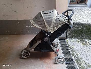 Passeggino Baby Jogger 3 ruote + accessori