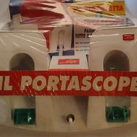 Portascope doppio da muro con porta paletta