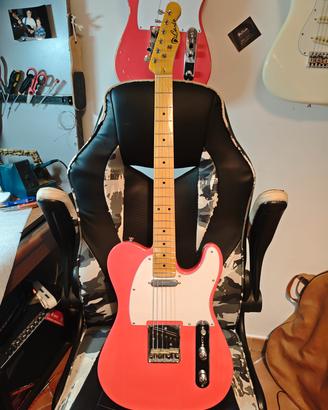 Chitarra Elettrica Di Carlo Telecaster rossa LEGGI