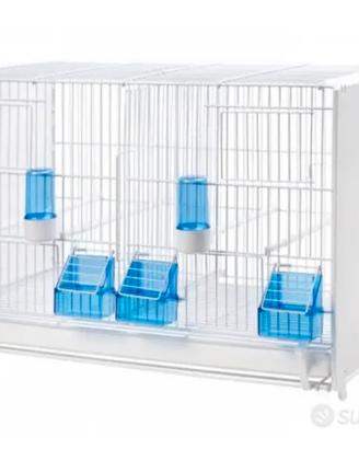 Gabbie 2gr da 58cm laccate bianche