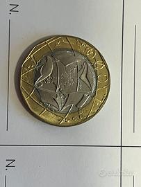 Mille lire del 1997 errore di conio confini