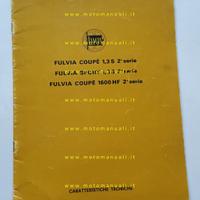 Lancia Fulvia Coupè - HF - Sport Caratteristiche T