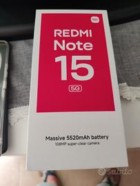 Redmi Xiaomi note 15 5G 6+6/128gb