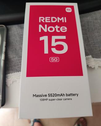 Redmi Xiaomi note 15 5G 6+6/128gb