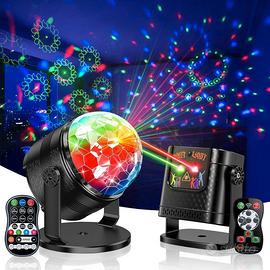 Luce Party disco + Luce sfera magica NUOVI