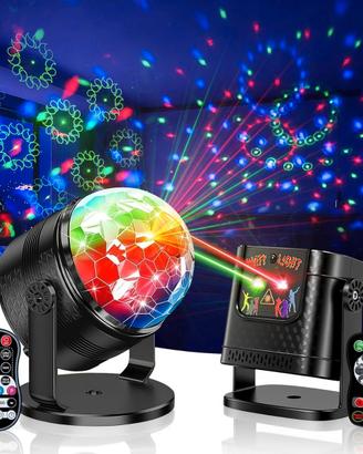 Luce Party disco + Luce sfera magica NUOVI