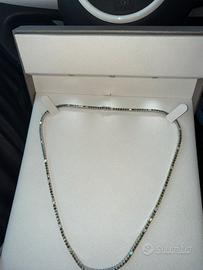 Collana oro 18 carati  Tennis