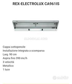 Cappa Rex-Electrolux 90cm