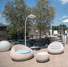 Lampada riscaldante per esterno