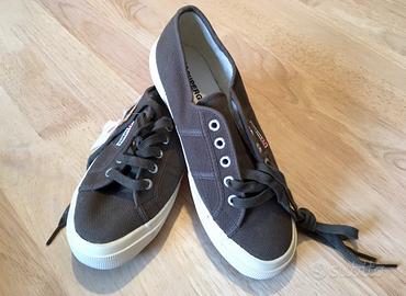 Superga 39 Marrone Militare Orsetto Sneakers NUOVE