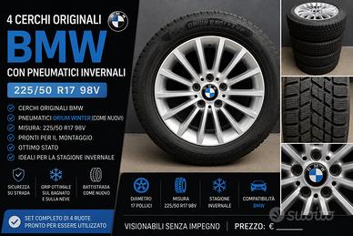 CERCHI ORIGINALI BMW + GOMME INVERNALI