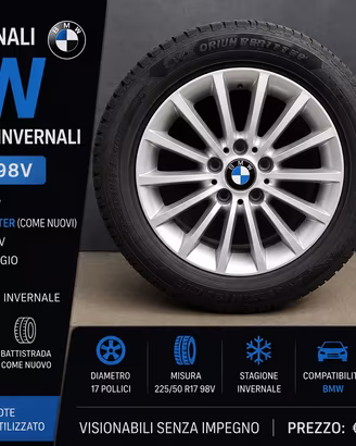 CERCHI ORIGINALI BMW + GOMME INVERNALI