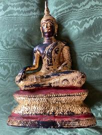 Buddah thailandese raro e antico  XVIII secolo