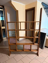 Divisorio in legno da muretto