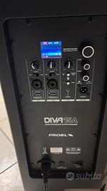 Coppia Casse Attive PROEL Diva 15A (2000W) Ottime