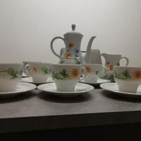 tazzine n. 9 + teiera e bricco latte coordinati