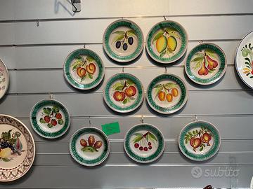 Piatti siciliani decorati a mano