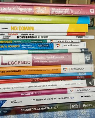Libri cl. 1 profess.  Istituto Agrario Parolini 
