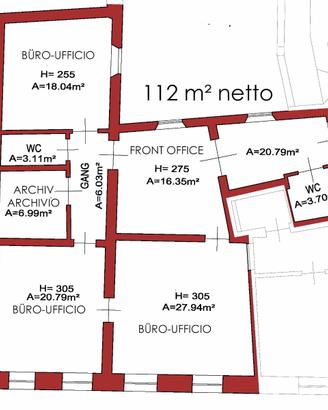 Prestigioso ufficio nel centro storico di Bressano