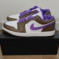  Air Jordan 1 Low - PALOMINO/WILD BERRY-WHITE - 44