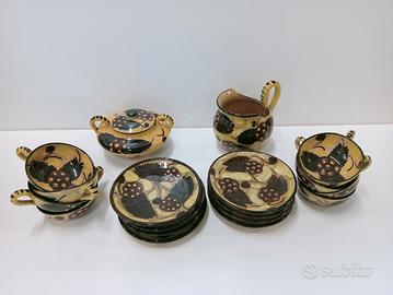 servizio da The' in ceramica vintage