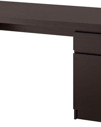Scrivanie (5) MALM Ikea con cassettiera nere
